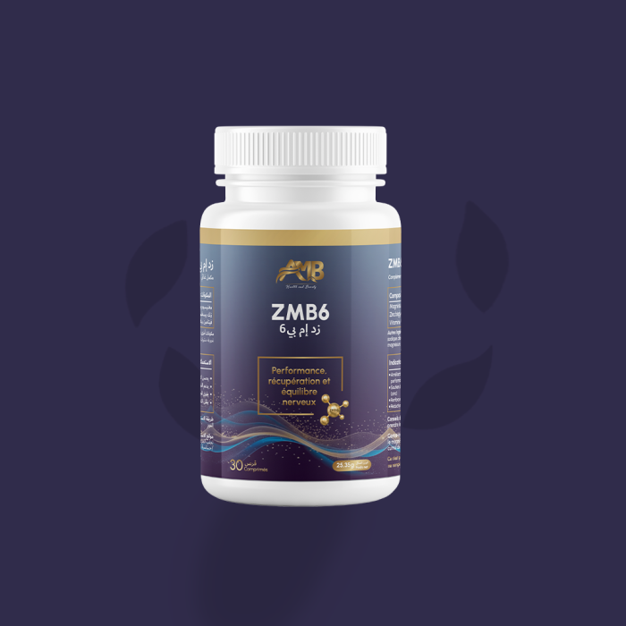 zmb66 ZMB6 (Zinc + Magnésium + Vitamine B6) B30